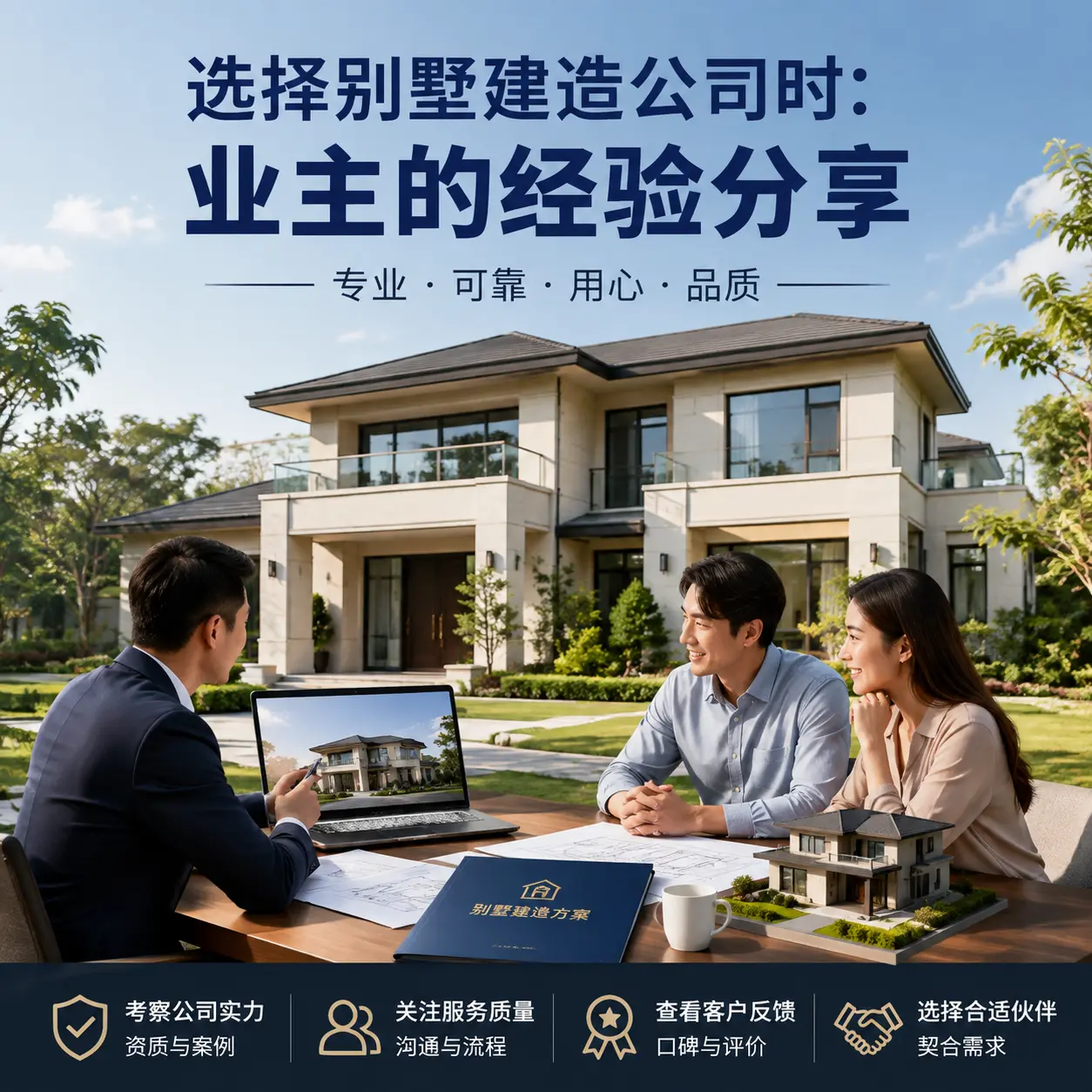 选择别墅建造公司时: 钟山 业主的经验分享