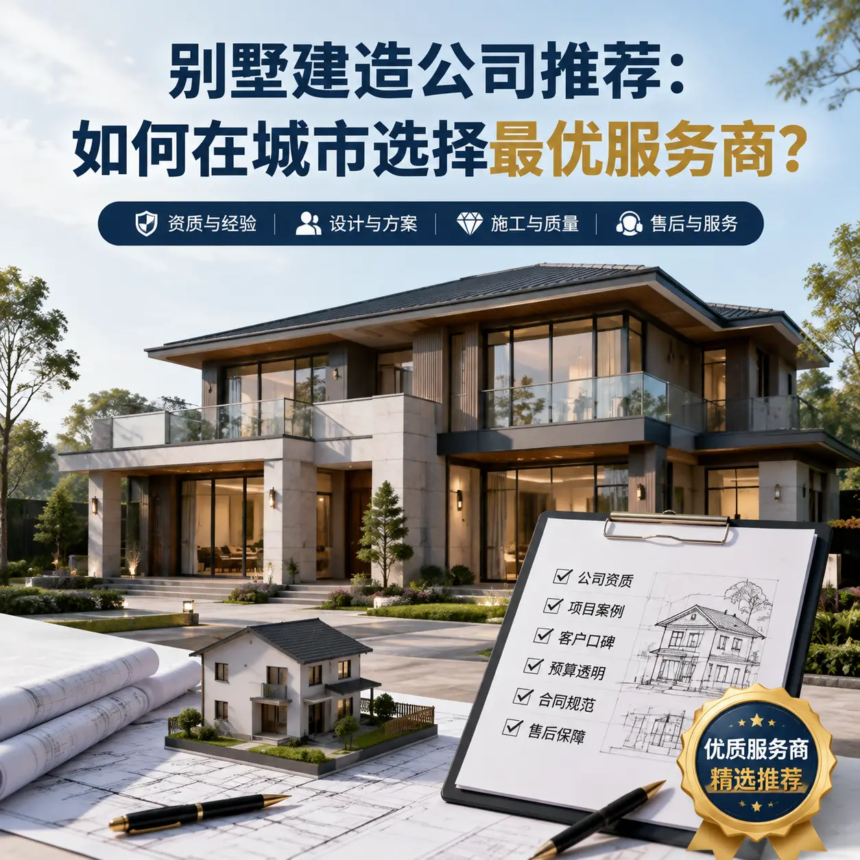 别墅建造公司推荐:如何在 钟山 选择最优服务商?