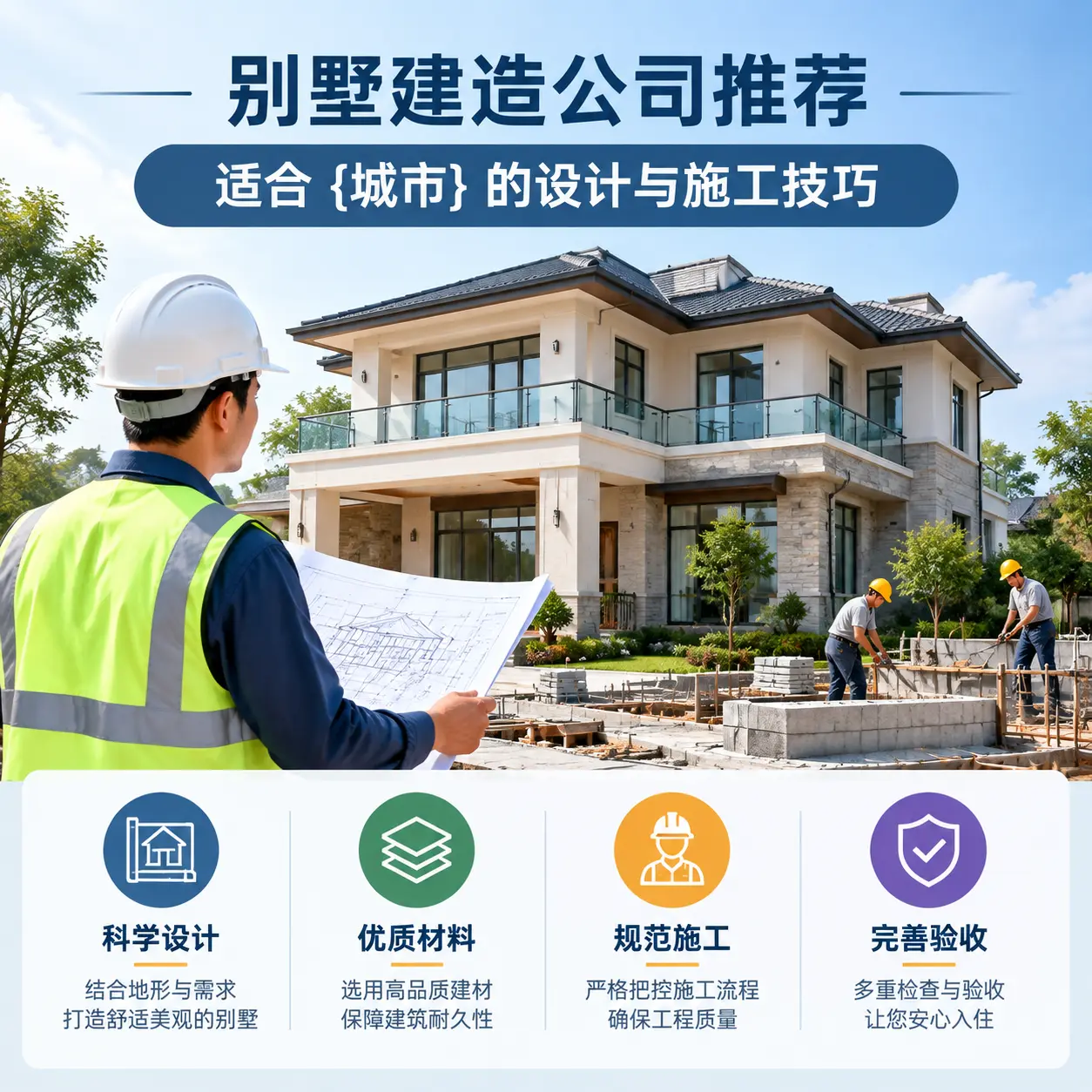 别墅建造公司推荐:适合 钟山 的设计与施工技巧