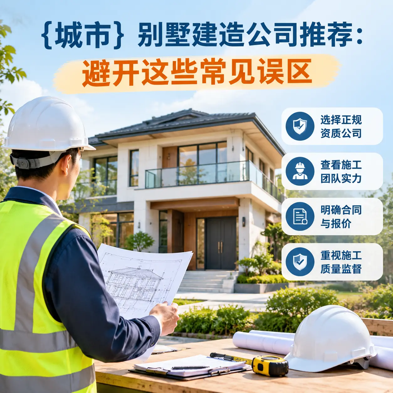 钟山 别墅建造公司推荐:避开这些常见误区