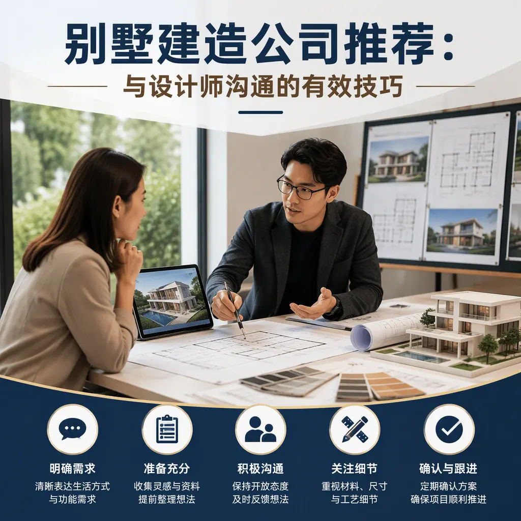 别墅建造公司推荐:与设计师沟通的有效技巧在 钟山