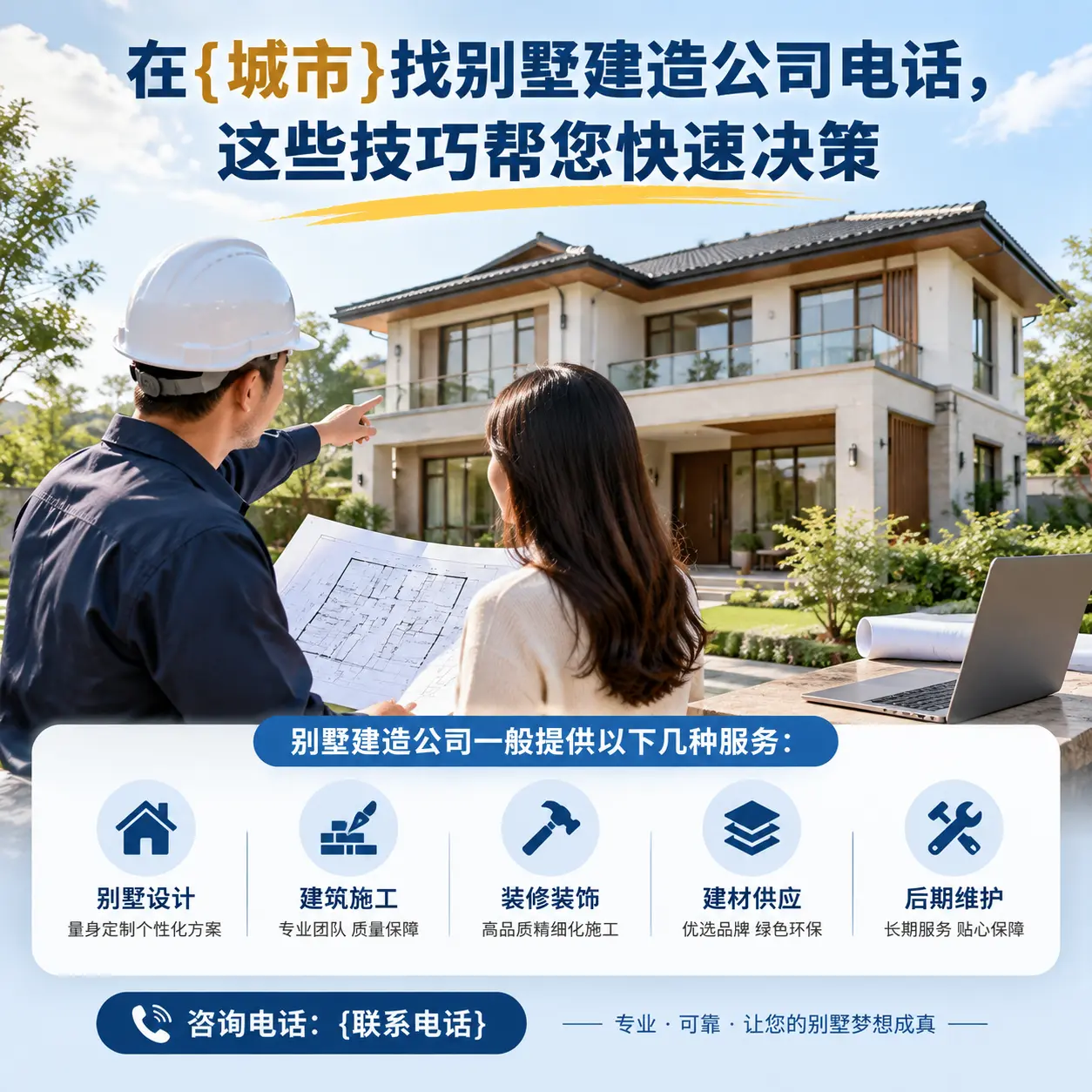 在钟山找别墅建造公司电话,这些技巧帮您快速决策