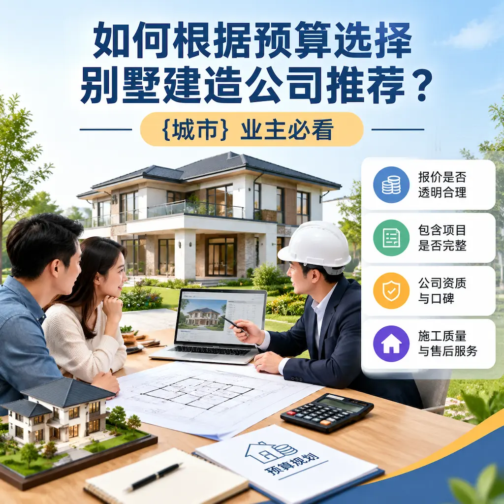 如何根据预算选择别墅建造公司推荐? 钟山 业主必看
